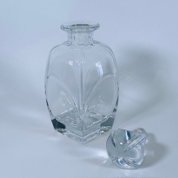 Bombay Company Heavy Crystal/Clear Glass Decanter w/Stopper Lid Barware - Picture 5 of 16